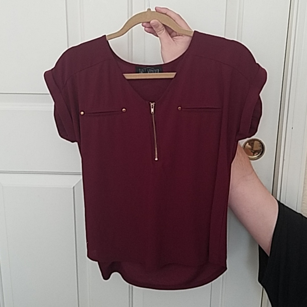 Maroon  Blouse